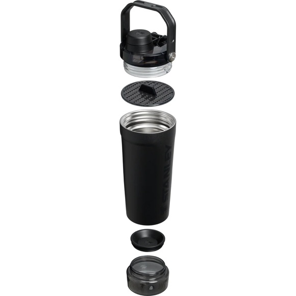 NEW STANLEY The Activate Shaker Bottle | 20 OZ in Black - Picture 2 of 7